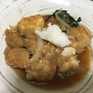 チキンカツのみぞれ煮